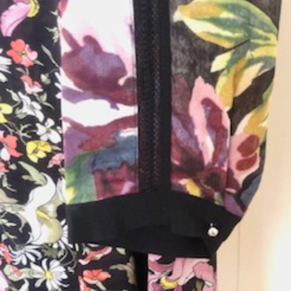 Philip Lim Cold Shoulder Silk Floral Dress - Picture 5 of 9